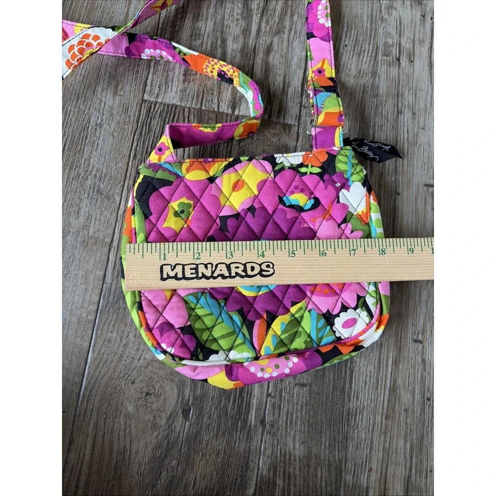 Vera Bradley Little Flap Hipster Crossbody Bag NWT $50 Va Va Bloom Bright Floral